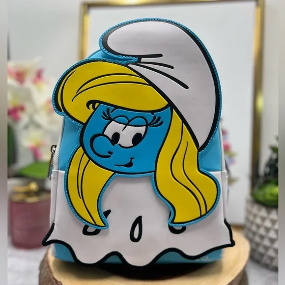 Loungefly | Bags | Loungefly Smurfette Cosplay Mini Backpack  display picture 1